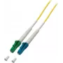 EFB Elektronik O1403.10 Simplex šviesolaidinis komutacinis kabelis LC/APC–LC, OS2 G657A2, 10 m, LSZH, geltonas