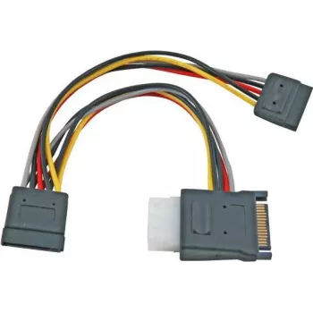EFB Elektronik K5347.015 SATA į 2x SATA + Molex maitinimo skirstymo kabelis - 0,15 m