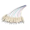 EFB Elektronik SC vienmodis šviesolaidinis jungiamasis laidas, duplex 9/125 µm, 1 m, LSZH, geltonas