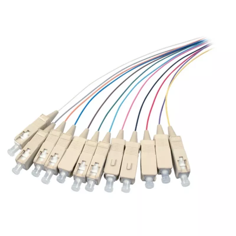 EFB Elektronik SC vienmodis šviesolaidinis jungiamasis laidas, duplex 9/125 µm, 1 m, LSZH, geltonas