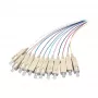 EFB Elektronik SC vienmodis šviesolaidinis jungiamasis laidas, duplex 9/125 µm, 1 m, LSZH, geltonas