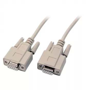 EFB-Elektronik Serial Data Cable 1:1, 2x D-Sub 9 Female, 2,0m, Beige (EK152.2)