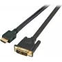 EFB HighSpeed HDMI+ kabelis su Ethernet, HDMI A į DVI-D 18+1 Male, 20 m, juodas K5432.20V2
