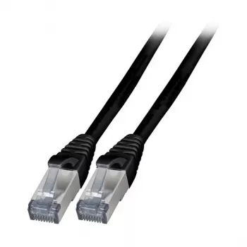 EFB K5538SW.7,5 Cat.6A S/FTP TPE Patch Cable RJ45 7.5m Juodas