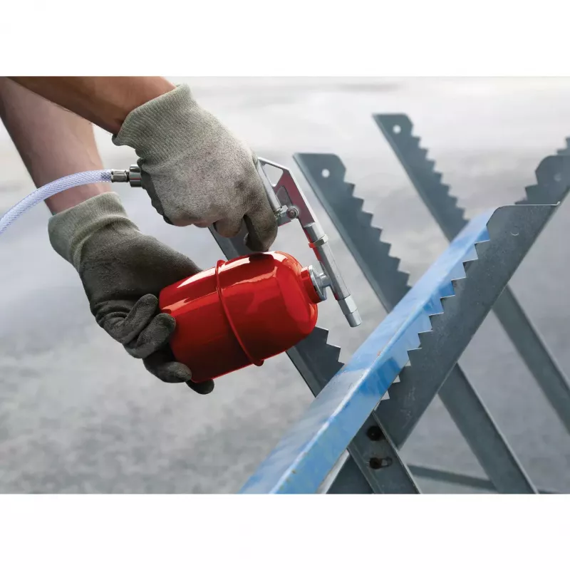 Einhell 4132776 Pneumatinių įrankių rinkinys, 5 dalių, su pūtimo pistoletu, padangų pripūtimo prietaisu, dažymo pistoletu, dugno purškimo pistoletu ir 4 m spiraline žarna