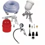 Einhell 4132776 Pneumatinių įrankių rinkinys, 5 dalių, su pūtimo pistoletu, padangų pripūtimo prietaisu, dažymo pistoletu, dugno purškimo pistoletu ir 4 m spiraline žarna