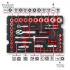 Einhell E-Case 92 dalių dirbtuvės įrankių rinkinys (370514) - Chromo Vanadžio plienas, juoda/raudona | Kur.lt