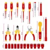Einhell E-Case VDE Tool Case 24-piece Electrician's Set (Red/Yellow)
