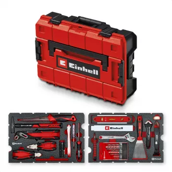 EINHELL-KWB E-Case Renovation Tool Kit, 78-Piece (Black/Red)