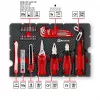 EINHELL-KWB E-Case Tool Case Moving, 79-Piece (Black/Red)
