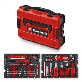 EINHELL-KWB E-Case Tool Case Moving, 79-Piece (Black/Red)
