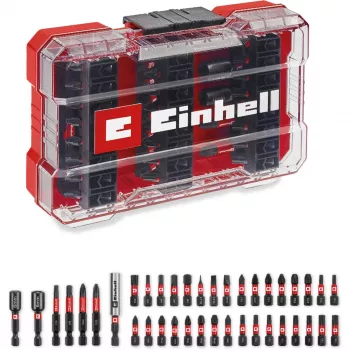 EINHELL-KWB Impact Bit Set in M-CASE, 39 dalių (su lizdiniais rakteliais)