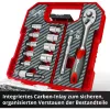 EINHELL-KWB Lizdų ir antgalių rinkinys 1/4 colio, 37 dalių L-CASE dėkle