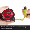 Einhell-KWB matavimo juosta, 5 m (juoda/raudona)
