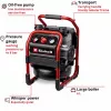 EINHELL Power X-Change belaidis oro kompresorius SILENZZO 18/160, 18V (raudonas/juodas, be akumuliatoriaus ir įkroviklio)