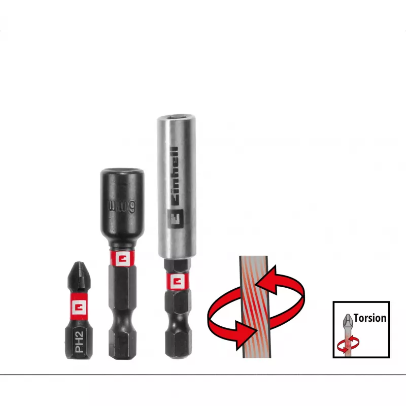 EINHELL XL-CASE Impact Bit and Drill Bit Set, 95-Piece, Drill Bit & Bit Set