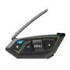 EJEAS MS8-SE Bluetooth motociklininkų domofonas – 8 motociklininkai, 1,5 km atstumas, IP65, 20 h pokalbių laiko