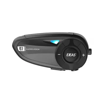 EJEAS Q2 motociklininkų tarpusavio ryšio sistema su Bluetooth 5.1, 800 m atstumu, IP65, DSP ir CVC triukšmo slopinimu, FM radiju, balso asistentu, USB-C, iki 20 h pokalbio laiko