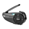 EJEAS Q2 motociklininkų tarpusavio ryšio sistema su Bluetooth 5.1, 800 m atstumu, IP65, DSP ir CVC triukšmo slopinimu, FM radiju, balso asistentu, USB-C, iki 20 h pokalbio laiko