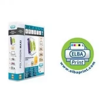 ELBA Maxivision A4 dokumentų segtuvas su 62 kišenėmis, polipropilenas, įvairiaspalvis, su pakabinimo ąsele 45253417