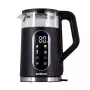 ELDOM C560 Nuvia belaidis virdulys su temperatūros valdymu, 1,7 l, 2200 W, LED ekranas, nerūdijantis plienas/juoda