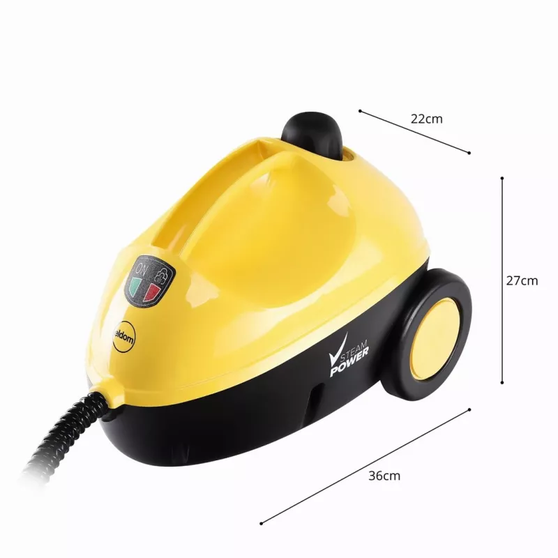ELDOM CM2000 Vapuro garų valytuvas - 2000W, 4 bar, 1,5L nerūdijančio plieno boileris, kelių paviršių valymas su 8 priedais