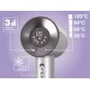 ELDOM HT280 plaukų džiovintuvas, 1650 W, pilkas, 3 šilumos režimai, 2 greičiai, šalto oro funkcija, koncentratoriaus antgalis, nuimamas oro filtras, kilpa pakabinimui, apsauga nuo perkaitimo, 1,8 m laidas