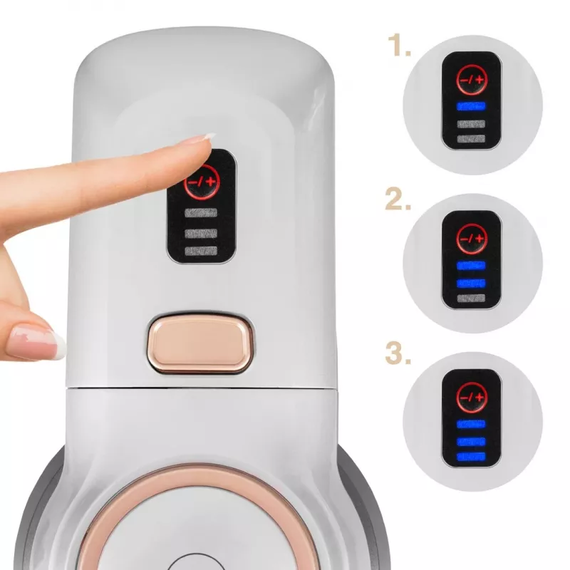 ELDOM OB210 belaidis 2-in-1 dulkių siurblys (lazda ir nešiojamas), 22,2V Li-ion, 40 min veikimo, HEPA, LED šepetys, sidabrinis