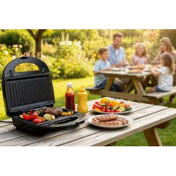 ELDOM ST250 MULTIX 5 in 1 daugiafunkcis sumuštinių keptuvas 850 W