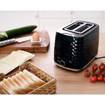 ELDOM TO280C Skrudintuvas TOSTI su bandelių kaitinimo lentynėle, atšildymo sistema, juodos spalvos