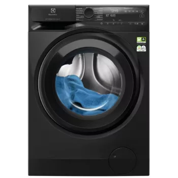 Electrolux EW8FG5602CDE laisvai statoma priekinio pakrovimo skalbimo mašina su UltraCare ir garų programa, 10 kg, 1600 aps./min, juoda