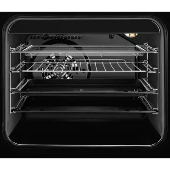 Electrolux LKR564275K Laisvai pastatoma elektrinė viryklė su keramine kaitlente ir konvekcinė orkaite, juoda