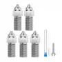 ELEGOO Neptune 4 / 4 Pro Grūdinto Plieno Antgalių Rinkinys (0,4 mm x3, 0,6 mm x1, 0,8 mm x1)