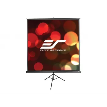 Elite Screens Tripod Series T120UWV1 120 colių 4:3 nešiojamas projektorinis ekranas, juodas