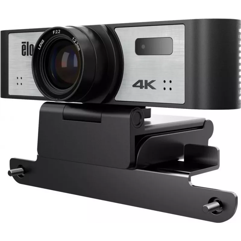 „Elo“ 4K konferencinė kamera su USB-C, nuotolinio valdymo pultu, 1,8 m kabeliu, suderinama su „Elo“ 03 serijos liečiamaisiais ekranais (E988153)