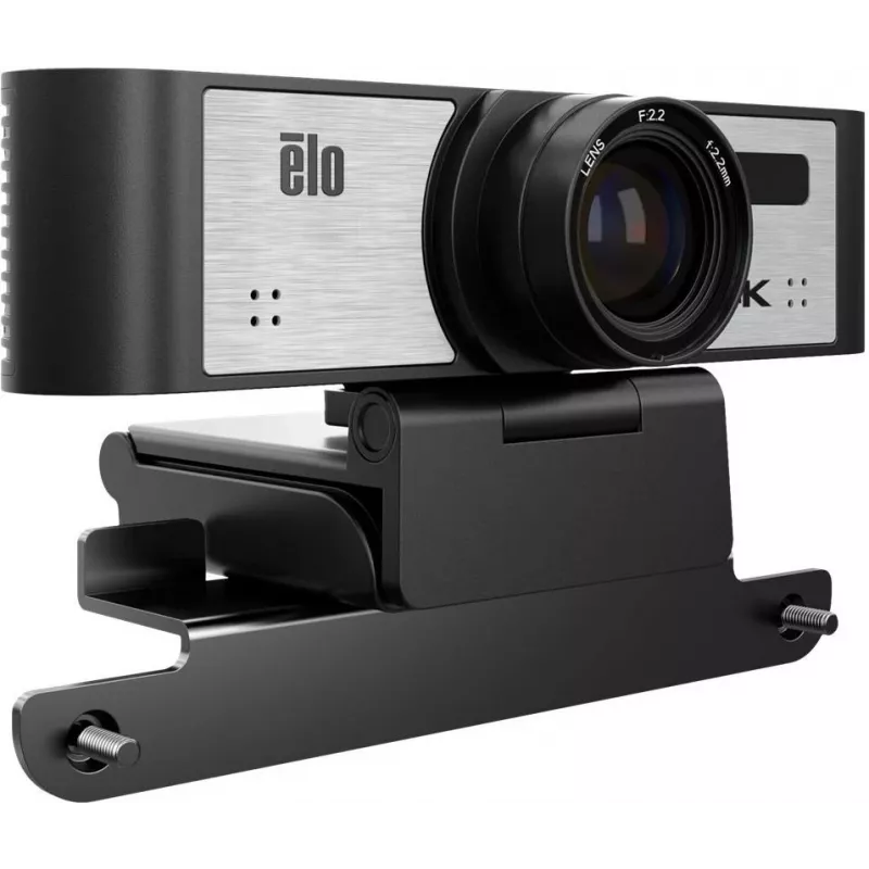 „Elo“ 4K konferencinė kamera su USB-C, nuotolinio valdymo pultu, 1,8 m kabeliu, suderinama su „Elo“ 03 serijos liečiamaisiais ekranais (E988153)