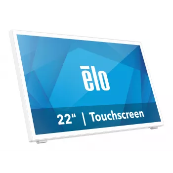 Elo Touch Solutions Elo 2270L 21.5 colų Full HD LCD jutiklinis monitorius, PCAP, 10 taškų, HDMI/DisplayPort/VGA, baltas
