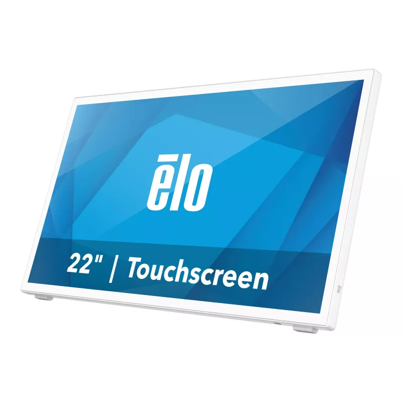Elo Touch Solutions Elo 2270L 21.5 colų Full HD LCD jutiklinis monitorius, PCAP, 10 taškų, HDMI/DisplayPort/VGA, baltas