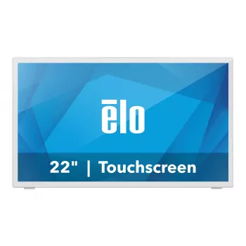 Elo Touch Solutions Elo 2270L 21.5 colų Full HD LCD jutiklinis monitorius, PCAP, 10 taškų, HDMI/DisplayPort/VGA, baltas