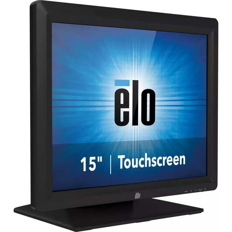 ELOTOUCH ET1517L 15 colių jutiklinis monitorius, XGA 1024x768, AccuTouch varžinis, VGA, DVI-D, USB, pilka