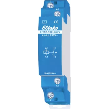 Eltako ER12-100-230V elektroninė perjungimo relė 16A 1NO 230V AC DIN bėgiui 22100000