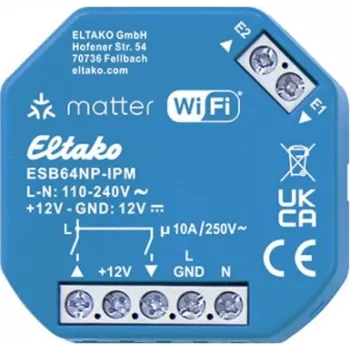 Eltako Shading Actuator IP 2 kanalų DIN bėgio tvirtinimo 230V AC 3A 30064019