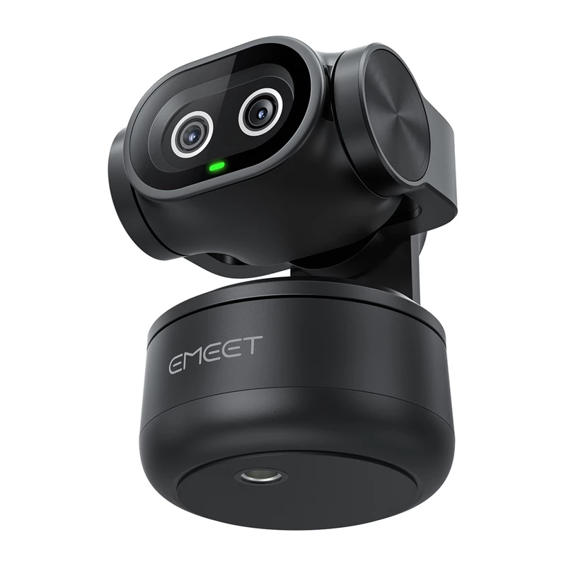 EMEET Pixy Webcam E3138 - Full HD 1080p 60fps, Autofocus, AI Noise Cancellation, juoda