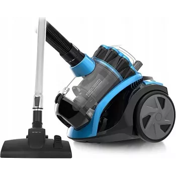 Emerio Cyclone beciklonis cilindrinis dulkių siurblys, 800W variklis, 150W siurbimo galia, HEPA filtras, 2,5L dulkių talpykla