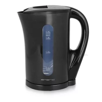 Emerio WK-123483 elektrinis virdulys 1,7 l, juodas, 2200 W, belaidis su vandens lygio indikatoriumi