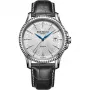 EMILE CHOURIET MAN Automatinis Laikrodis 081155G66272 40mm Juodas Ciferblatas Plieninė Apyrankė