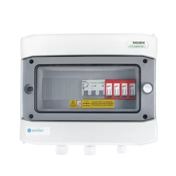 EMITER EM-212_AC jungiklinė įranga su AC Dehn 2 tipo viršįtampio ribotuvu, hermetiška IP65, 50A 3 fazės