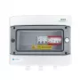 EMITER EM-470_AC Hermetinis IP65 Komplektinis Skirstomasis Įrenginys su Dehn 2 Tipo Viršįtampio Ribotuvu, 50A 3 Fazės, RCD A Tipas 63A/300mA