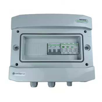 EMITER EM-50N_AC Jungiklinė įranga tvirtinama AC hermetiška IP65 su apsaugos nuo viršįtampių įtaisu Noark Type 1+2, 40A 3 fazės
