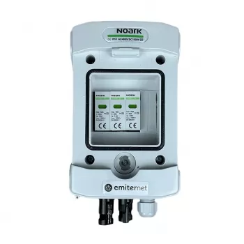 EMITER Switchgear Attached DC Hermetic IP65 EMITTER su Noark 1000V Type 2 DC viršįtampio apsauga, 1x PV styga, 1x MPPT